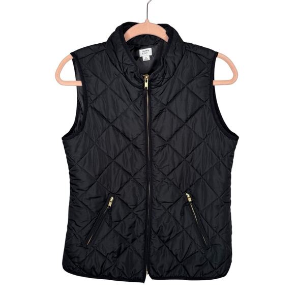 crown & ivy Jackets & Blazers - Crown & Ivy Puffer Vest Quilted Black Size M Medium